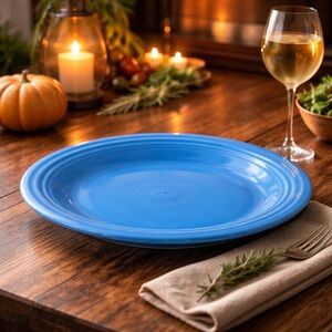 Plate 2005 Fiesta,PEACOCK (Discontinued), One Round Dinner Plate. GMC